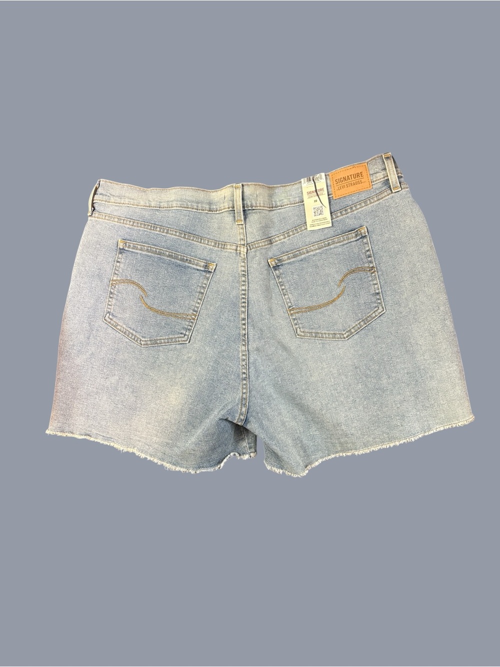 NEW Levi Strauss Signature Comfort Denim Shorts, SZ 22 - Picture 3 of 7